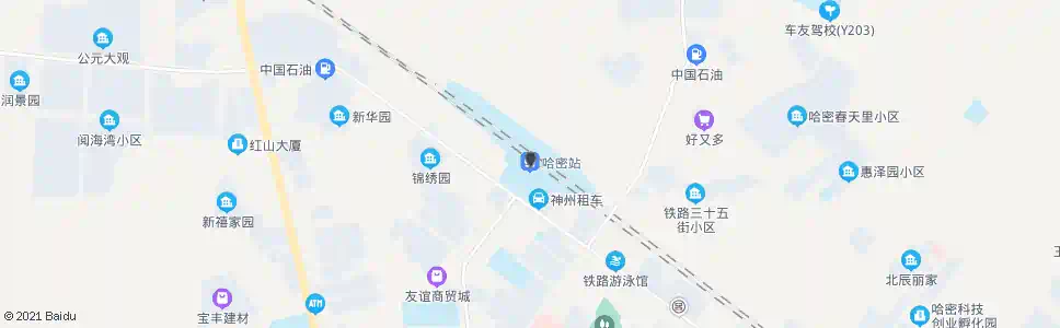 哈密哈密王陵_公交站地图_哈密公交_妙搜公交查询2025