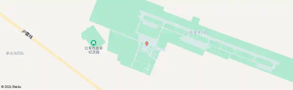 哈密飞机场_公交站地图_哈密公交_妙搜公交查询2025