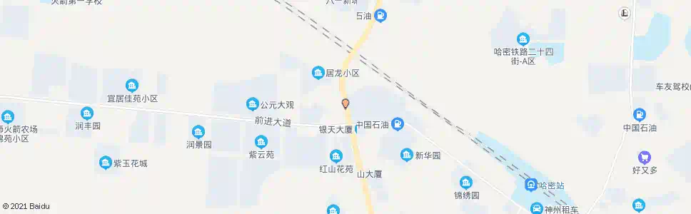 哈密八一路(南)_公交站地图_哈密公交_妙搜公交查询2025