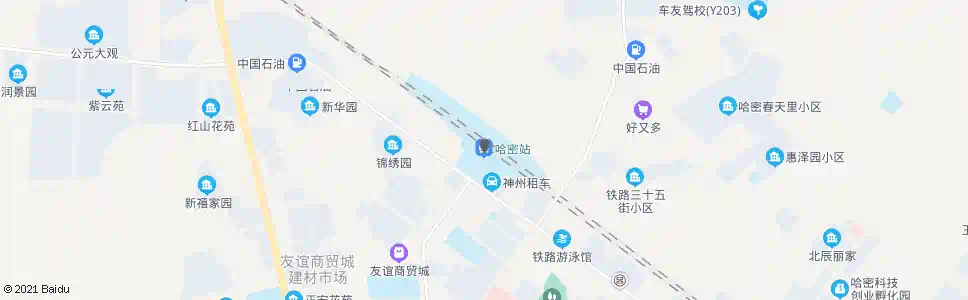 哈密文工团_公交站地图_哈密公交_妙搜公交查询2025