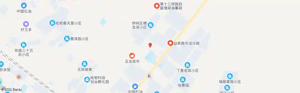 哈密三场医院_公交站地图_哈密公交_妙搜公交查询2025