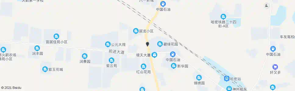哈密八一路(北)_公交站地图_哈密公交_妙搜公交查询2025