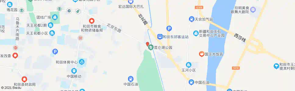 和田昆仑公园_公交站地图_和田公交_妙搜公交查询2025