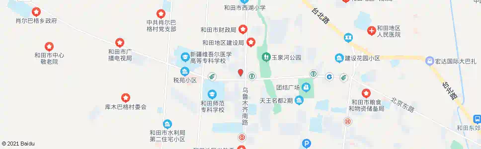 和田市政府_公交站地图_和田公交_妙搜公交查询2025