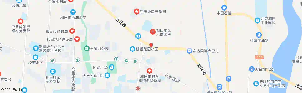 和田菜巴扎_公交站地图_和田公交_妙搜公交查询2025
