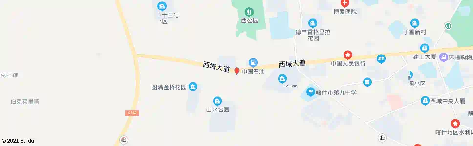 喀什巴拉比西_公交站地图_喀什公交_妙搜公交查询2025