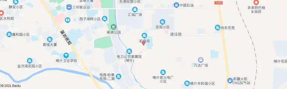 喀什电厂_公交站地图_喀什公交_妙搜公交查询2025