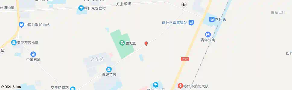 喀什浩罕乡一村_公交站地图_喀什公交_妙搜公交查询2025