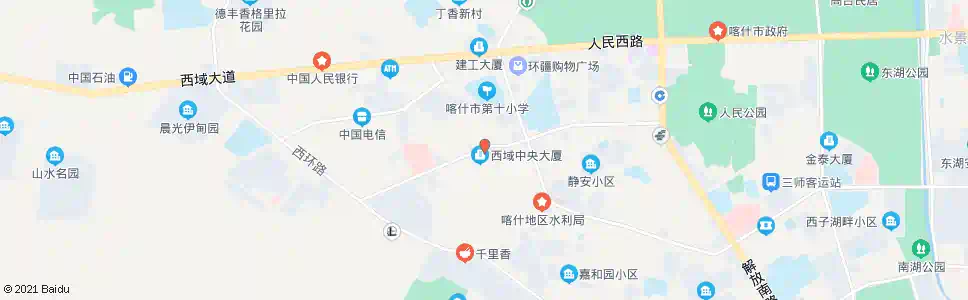 喀什水管处_公交站地图_喀什公交_妙搜公交查询2025