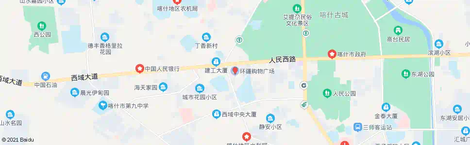 喀什环疆商城_公交站地图_喀什公交_妙搜公交查询2025