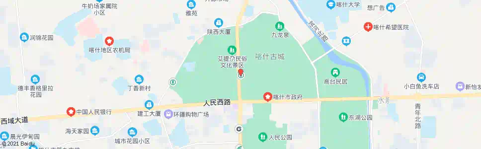 喀什公汽司_公交站地图_喀什公交_妙搜公交查询2025