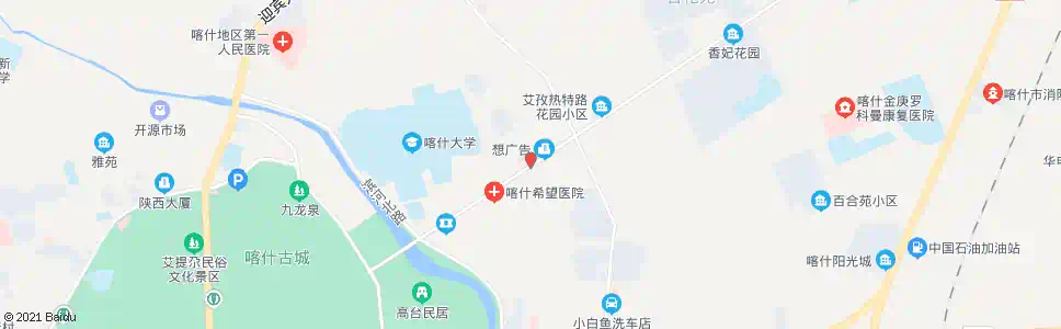 喀什十中_公交站地图_喀什公交_妙搜公交查询2025