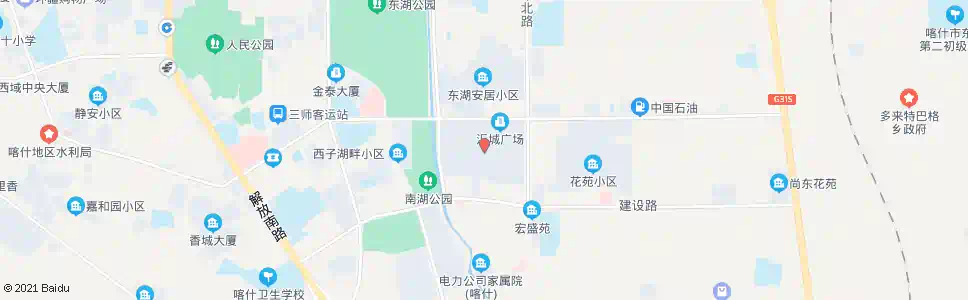 喀什东湖小区汇城小区_公交站地图_喀什公交_妙搜公交查询2025