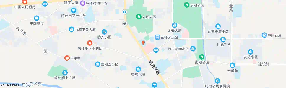 喀什体育场_公交站地图_喀什公交_妙搜公交查询2025