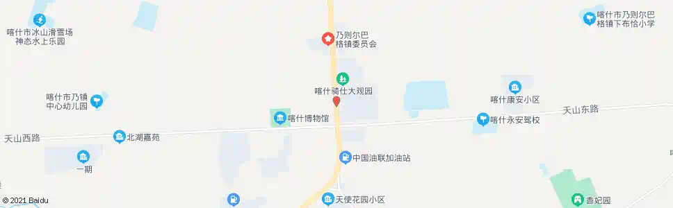 喀什牛奶厂_公交站地图_喀什公交_妙搜公交查询2025