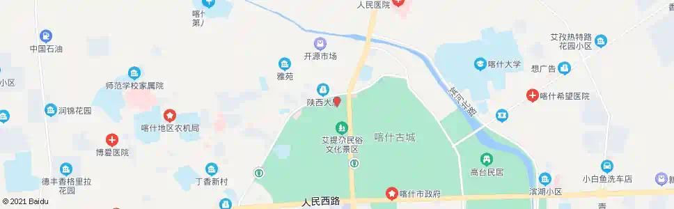 喀什民贸商场_公交站地图_喀什公交_妙搜公交查询2025