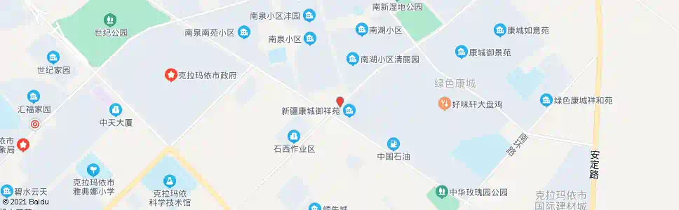 克拉玛依南泉停车场_公交站地图_克拉玛依公交_妙搜公交查询2025