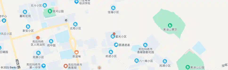 克拉玛依星光新村_公交站地图_克拉玛依公交_妙搜公交查询2025