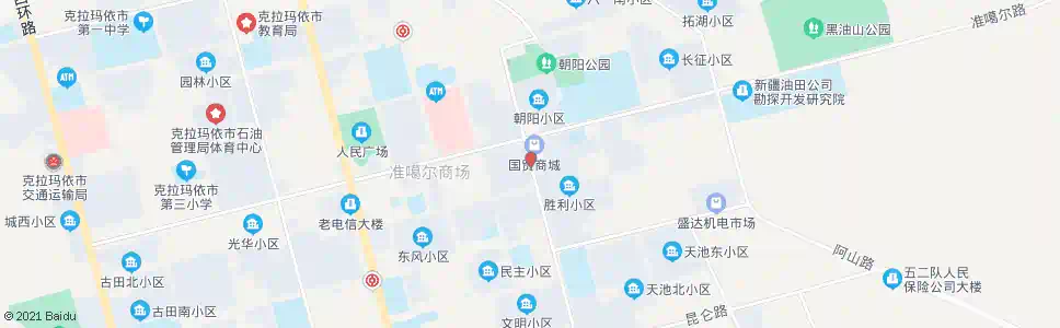 克拉玛依国贸商城_公交站地图_克拉玛依公交_妙搜公交查询2025