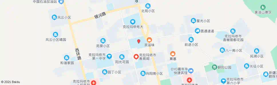 克拉玛依第六中学_公交站地图_克拉玛依公交_妙搜公交查询2025