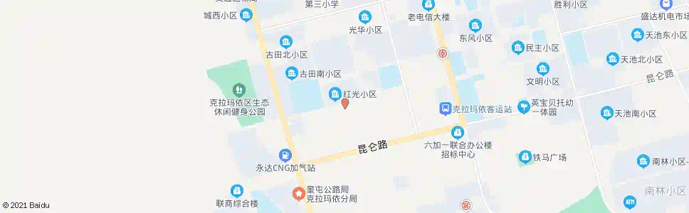 克拉玛依工人新村_公交站地图_克拉玛依公交_妙搜公交查询2025