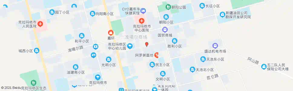 克拉玛依红旗路_公交站地图_克拉玛依公交_妙搜公交查询2025