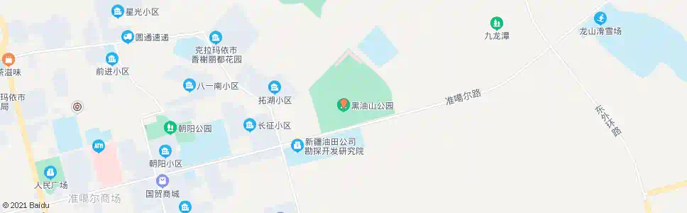 克拉玛依黑油山公园_公交站地图_克拉玛依公交_妙搜公交查询2025