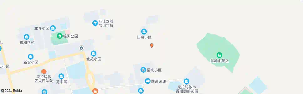 克拉玛依星光停车场_公交站地图_克拉玛依公交_妙搜公交查询2025