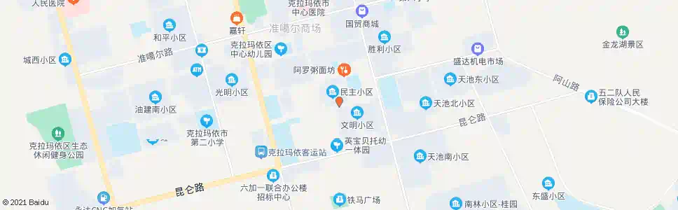 克拉玛依永红小区_公交站地图_克拉玛依公交_妙搜公交查询2025
