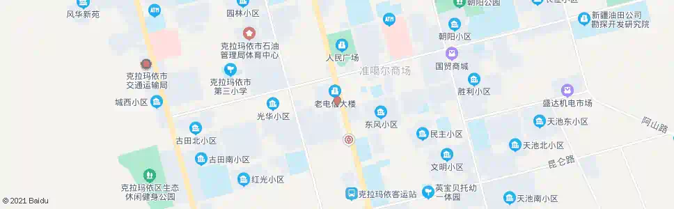 克拉玛依邮政大楼_公交站地图_克拉玛依公交_妙搜公交查询2025