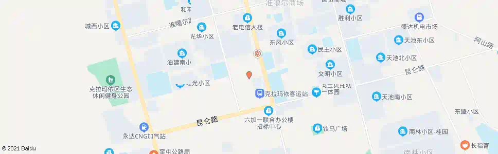 克拉玛依昆仑桥运输公司油库_公交站地图_克拉玛依公交_妙搜公交查询2025