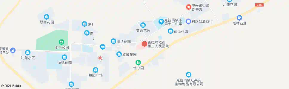 克拉玛依白碱滩医院_公交站地图_克拉玛依公交_妙搜公交查询2025