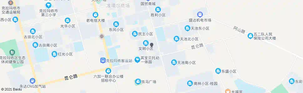 克拉玛依文明新村_公交站地图_克拉玛依公交_妙搜公交查询2025