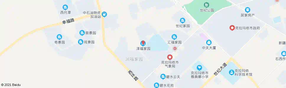 克拉玛依泽福家园_公交站地图_克拉玛依公交_妙搜公交查询2025