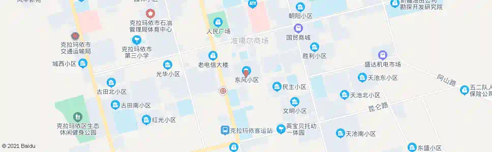 克拉玛依东风新村_公交站地图_克拉玛依公交_妙搜公交查询2025