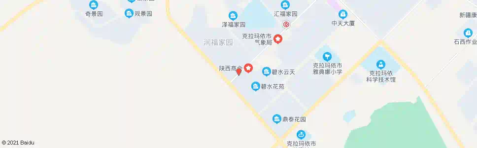 克拉玛依碧水花苑_公交站地图_克拉玛依公交_妙搜公交查询2025
