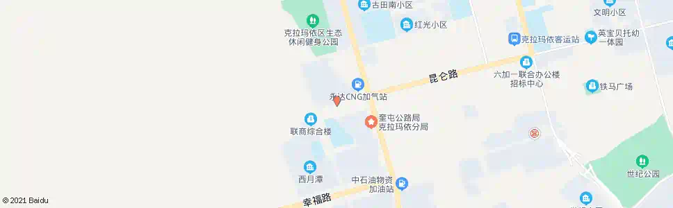 克拉玛依西月潭长和园_公交站地图_克拉玛依公交_妙搜公交查询2025
