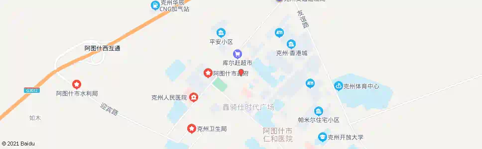 克孜勒苏市工商局(南行)_公交站地图_克孜勒苏公交_妙搜公交查询2025