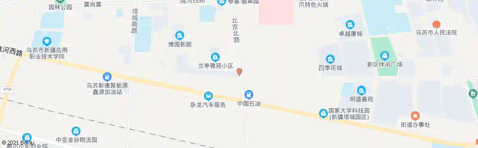 塔城黄河路市场东门_公交站地图_塔城公交_妙搜公交查询2025