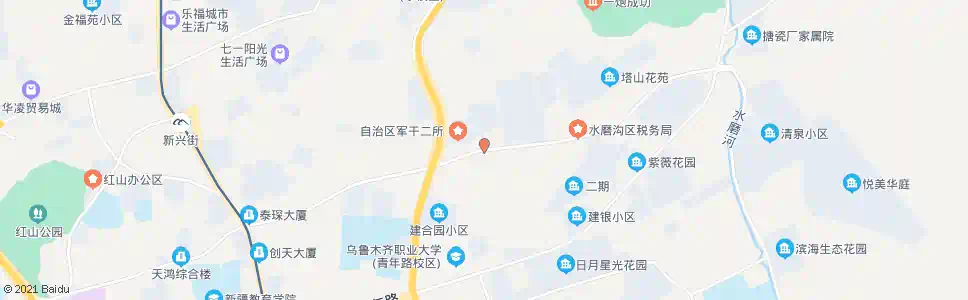 乌鲁木齐红山东路_公交站地图_乌鲁木齐公交_妙搜公交查询2025
