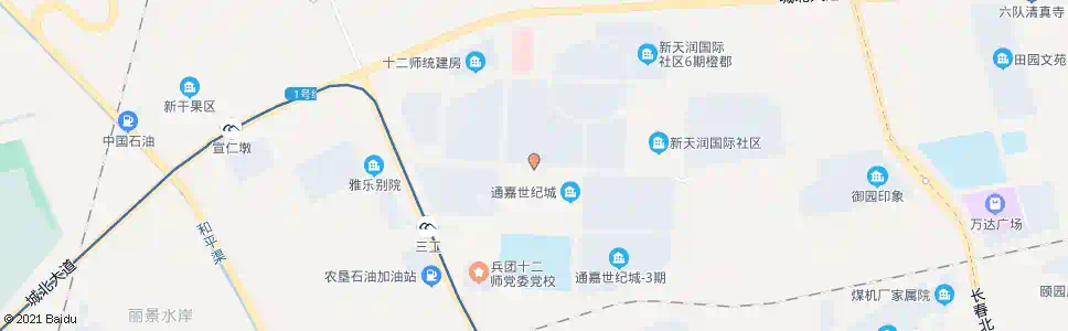 乌鲁木齐农十二师师部_公交站地图_乌鲁木齐公交_妙搜公交查询2025