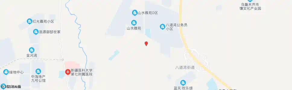 乌鲁木齐中心苗圃_公交站地图_乌鲁木齐公交_妙搜公交查询2025