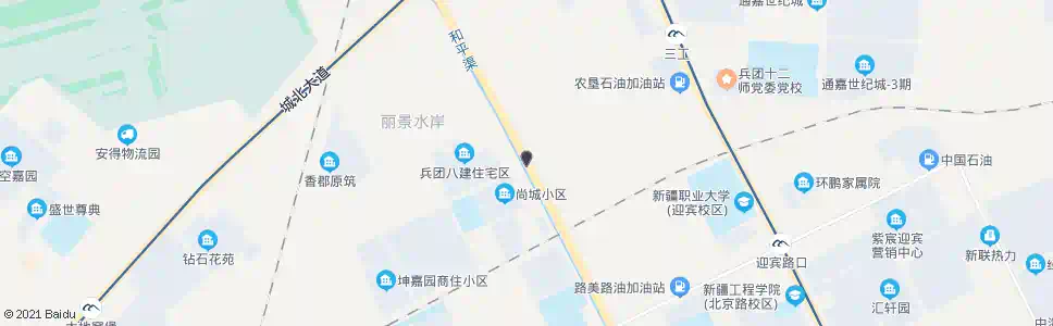 乌鲁木齐四队(S102)_公交站地图_乌鲁木齐公交_妙搜公交查询2025