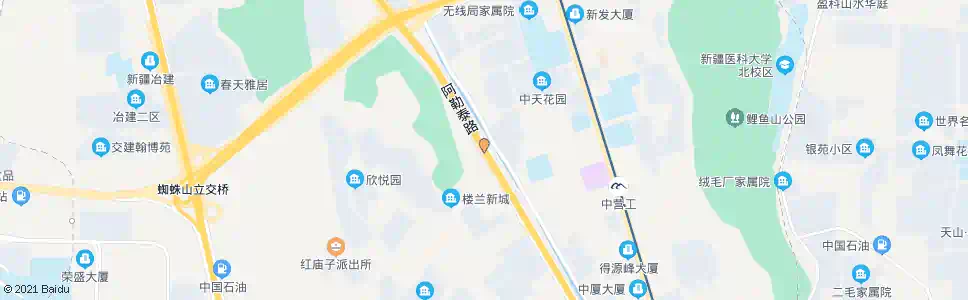 乌鲁木齐黑山头_公交站地图_乌鲁木齐公交_妙搜公交查询2025