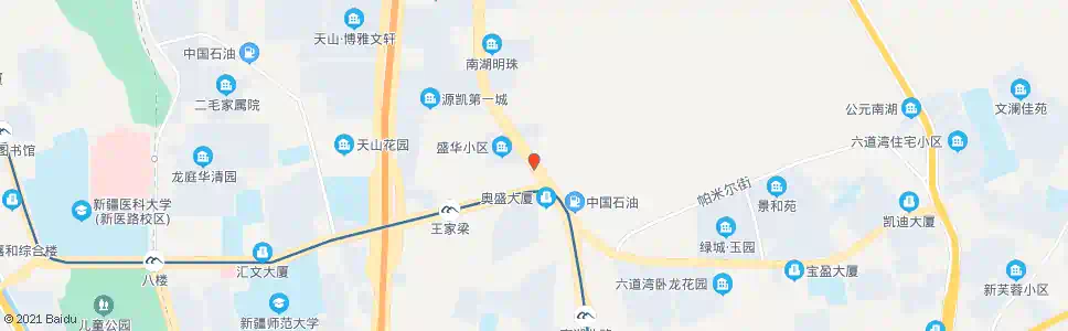 乌鲁木齐煤矿医院_公交站地图_乌鲁木齐公交_妙搜公交查询2025