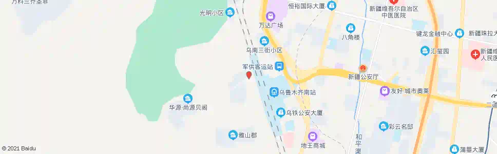 乌鲁木齐铁西三村_公交站地图_乌鲁木齐公交_妙搜公交查询2025