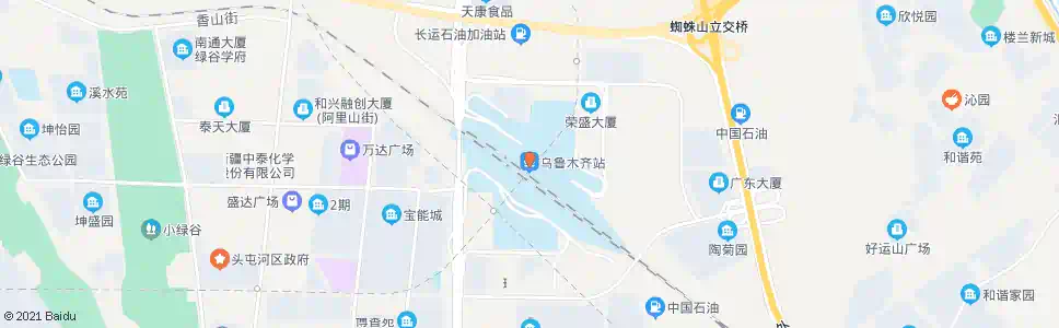 乌鲁木齐无名站_公交站地图_乌鲁木齐公交_妙搜公交查询2025
