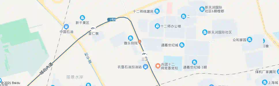 乌鲁木齐兵团看守所_公交站地图_乌鲁木齐公交_妙搜公交查询2025