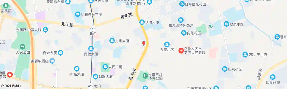 乌鲁木齐十一小学_公交站地图_乌鲁木齐公交_妙搜公交查询2025