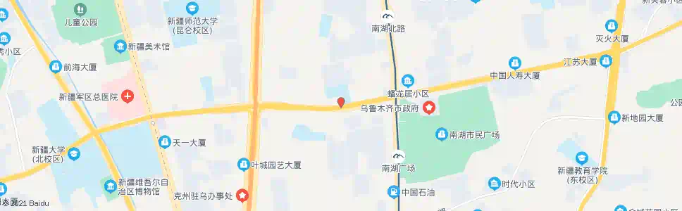 乌鲁木齐南湖西路_公交站地图_乌鲁木齐公交_妙搜公交查询2025